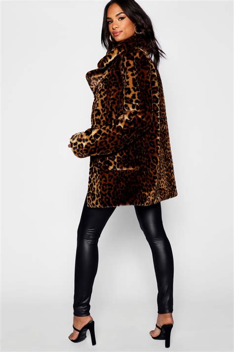 women leopard coat